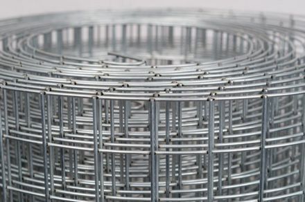 Сетка металлическая оцинкованная сварная с ячейкой 6х6 мм для содержания животных и птиц