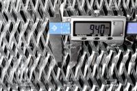 Сетка ОЦ ЦПВС/ПВЛ 30x12 мм со "сбитой" ячейкой "Волна" (толщ 1,5 мм, шаг 3 мм) – лист 1000х2000 мм